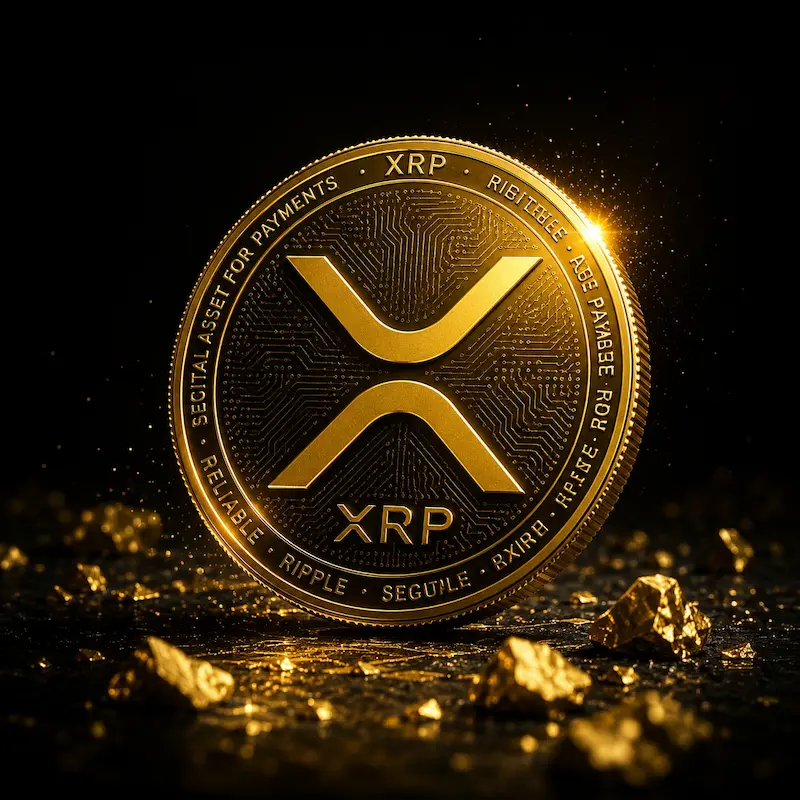 Gold XRP coin